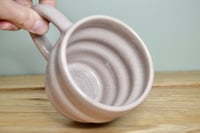 Image 4 of Dusty pink spiral mug