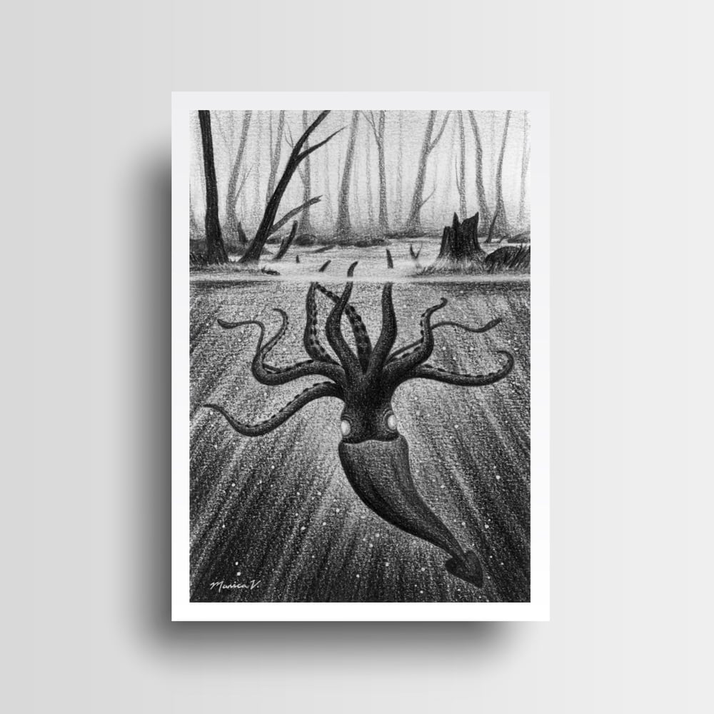 "Bewitched Bog" Postcard Print