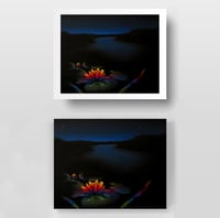 Image 1 of "Painted Nature: Lilies" Print