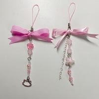 Image 1 of pink ribbon keychains
