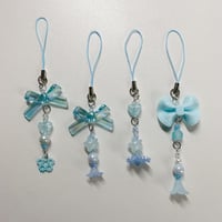 Image 1 of blue phone charms