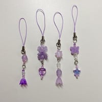 Image 1 of purple phone charms