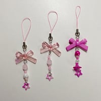Image 1 of pink phone charms