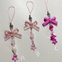 Image 2 of pink phone charms