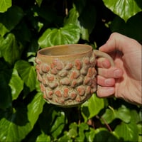 Image 3 of Orange/Tan Melt Mug