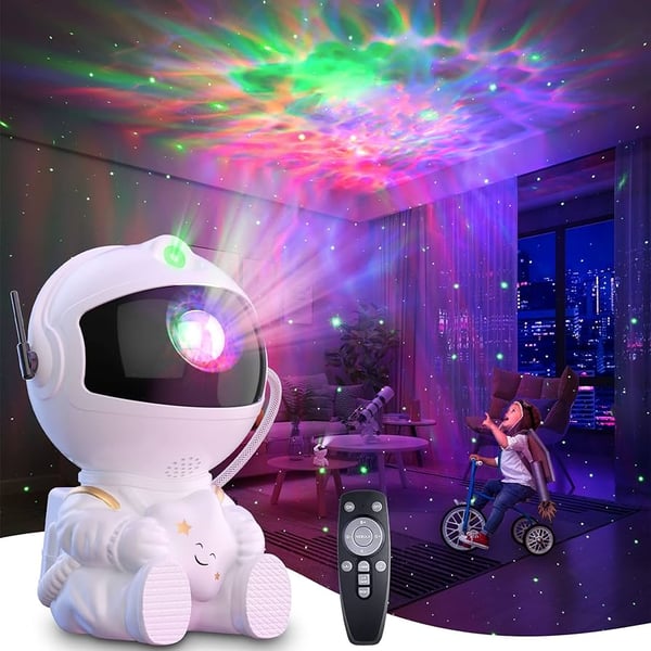 Image of Star Projector Galaxy Night Light Astronaut