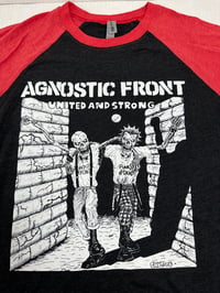 Image 1 of Agnostic Front 3/4 Baseball Shirt Generation Records Exclusive