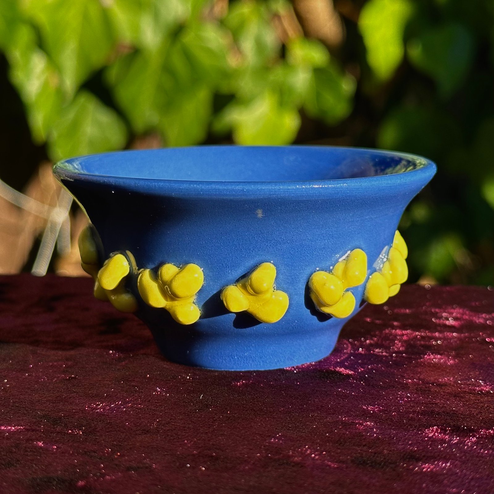 Blue Porcelain Amoeba Dish 1 | Justin Kiene Ceramics