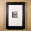 Monarch and Milkweed - framed original