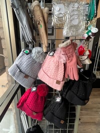 Image 3 of Snow bunnny beenie sets 