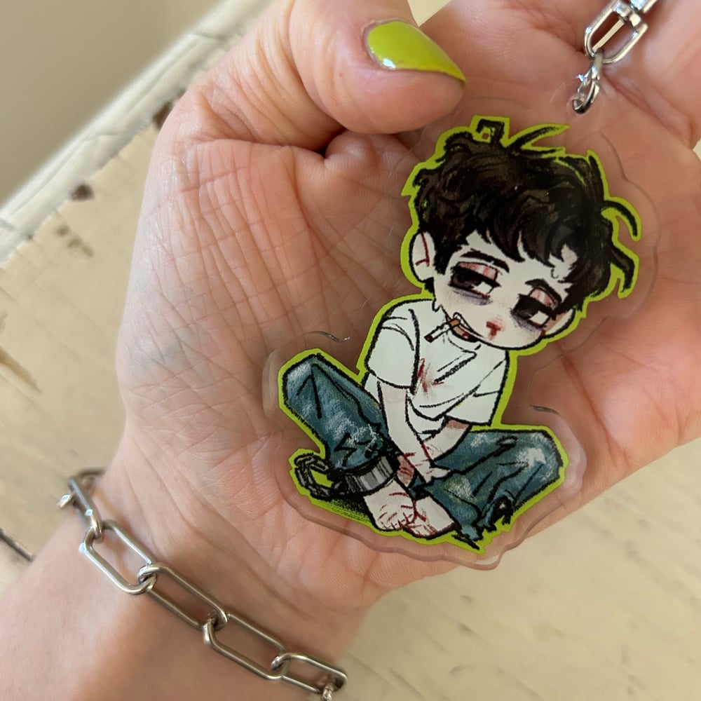 PREORDER LISTING: SAW 2004 Adam Stanheight 2.5 Inch Charm