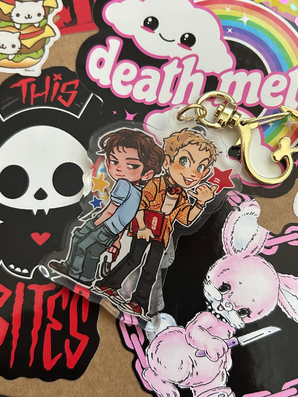 Scr3am Billy & Stu 2.5 IN Double Sided Charm