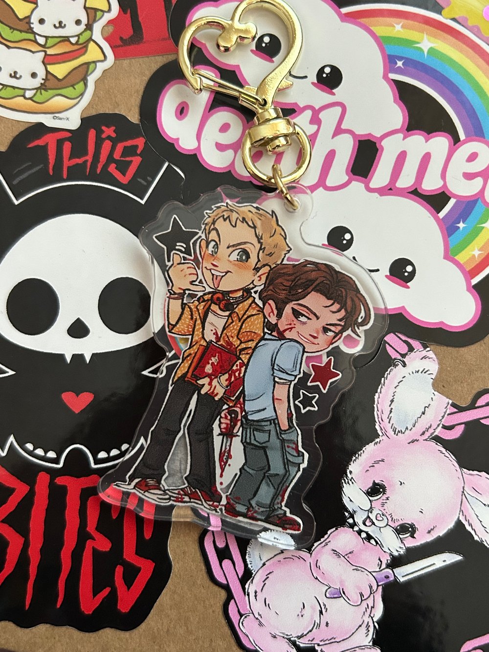 Scr3am Billy & Stu 2.5 IN Double Sided Charm