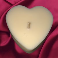 Image 1 of Passionate Kisses Heart Shaped Candle
