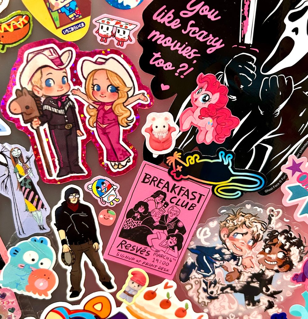 Sonny Angel Inspired Barbie & Ken Sticker