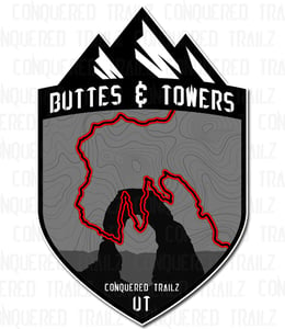 Image of Buttes & Towers Trail Badge