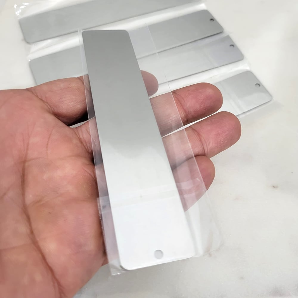 Image of Engravable Steel Bookmark Laser Engravable Blanks