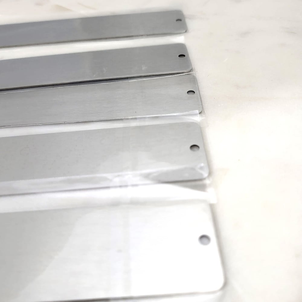Image of Engravable Steel Bookmark Laser Engravable Blanks