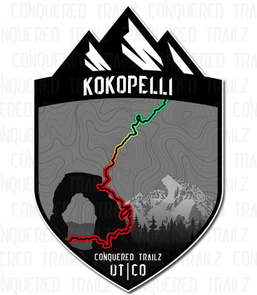 Image of Kokopelli OHV Trial Badge