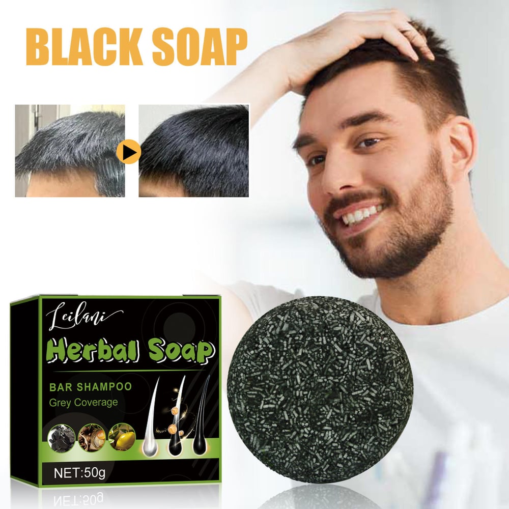 Image of Herbal Hair Color Shampoo Bar