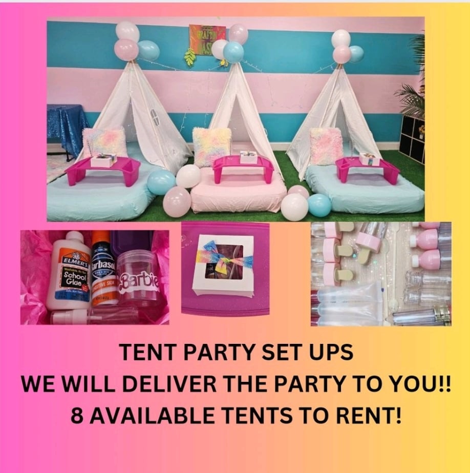 Image of Tent party & crafty fun!!