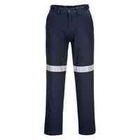 MW705 - Straight Leg Pants with Tape-NAVY ONLY