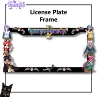 Image 1 of (Restock) Rosario + Vampire License Plate Frame