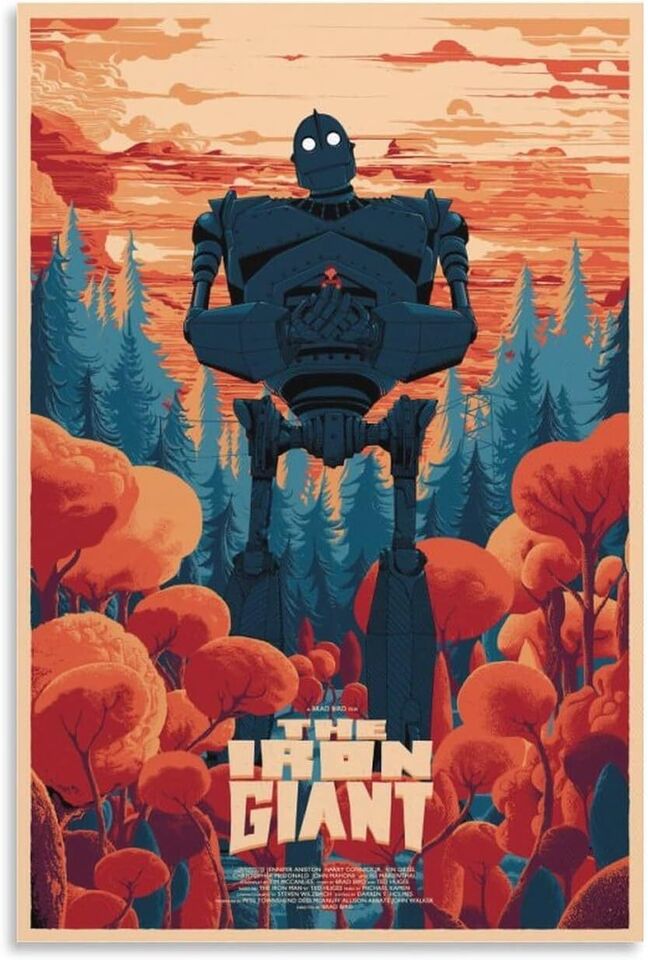 Image of THE IRON GIANT REGULAR EDITION LIMITED EDITION AND NUMBERED SCREEN PRINT