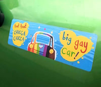 Image 1 of STICKER - Big Gay Car