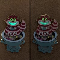 Image 3 of Cookie Dish Fantasy Pin *GLOW IN THE DARK* SEPARATES Into 2 Pins 