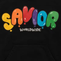 Image 2 of SAVIOR BALOON HOODIE - BLK 