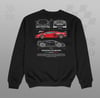 Cars and Clo - Lamborghini Aventador SVJ Blueprint Sweater Black
