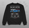 Cars and Clo - Ferrari 488 Pista Blueprint Sweater