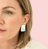 Image 2 of Winding Ways statement studs - 3 colours