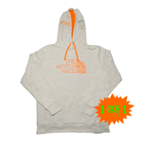 Image 1 of (1of1) North Face Palm Tree/Calligraphy Logo Hoodie