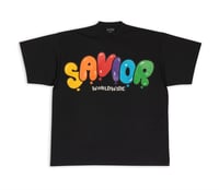 SAVIOR  BALLOON TEE BLACK