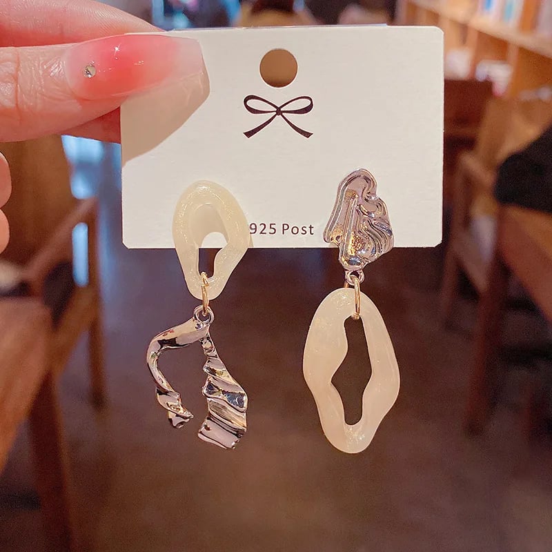 Abstract 2025 art earrings