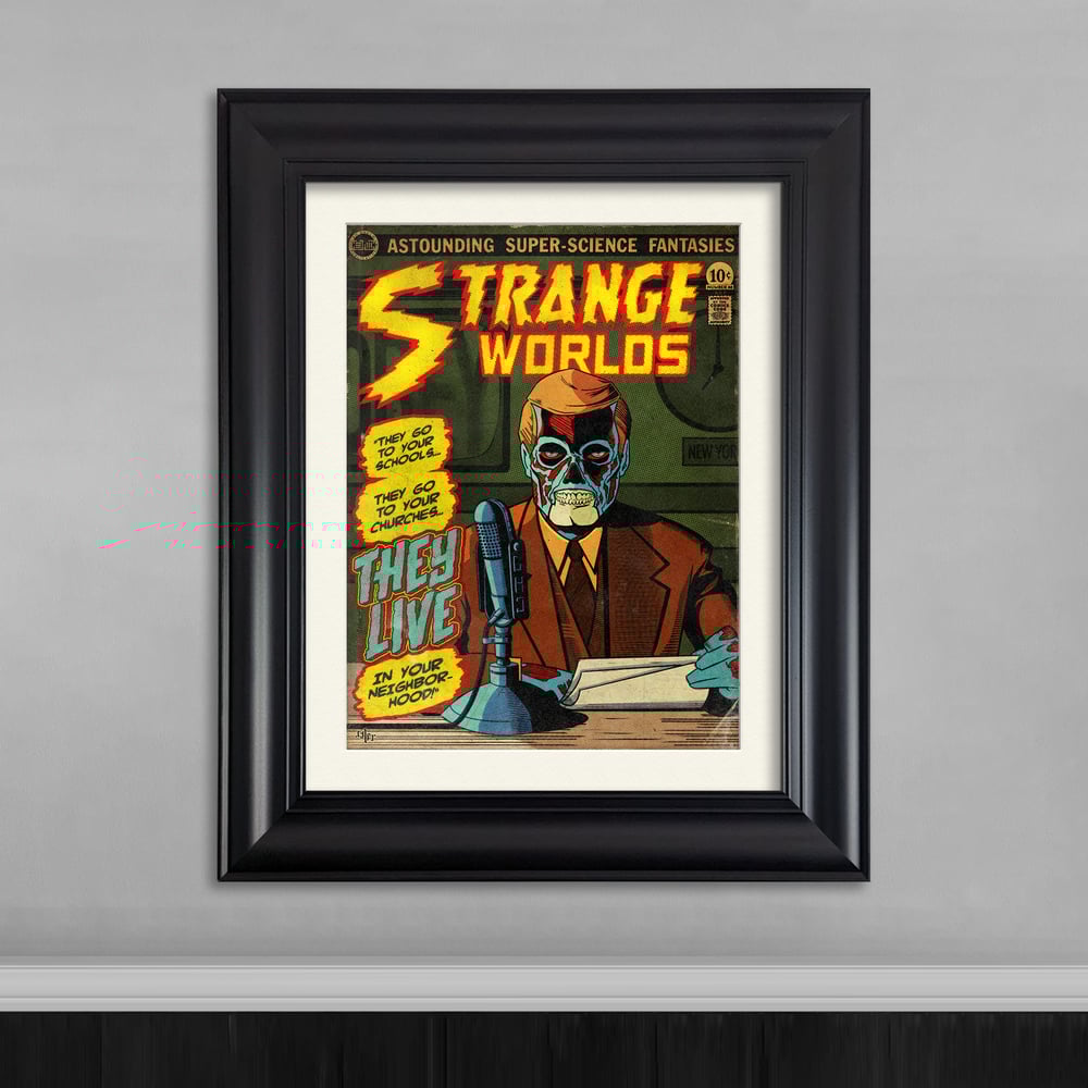 They Live Vintage Comic Art Print
