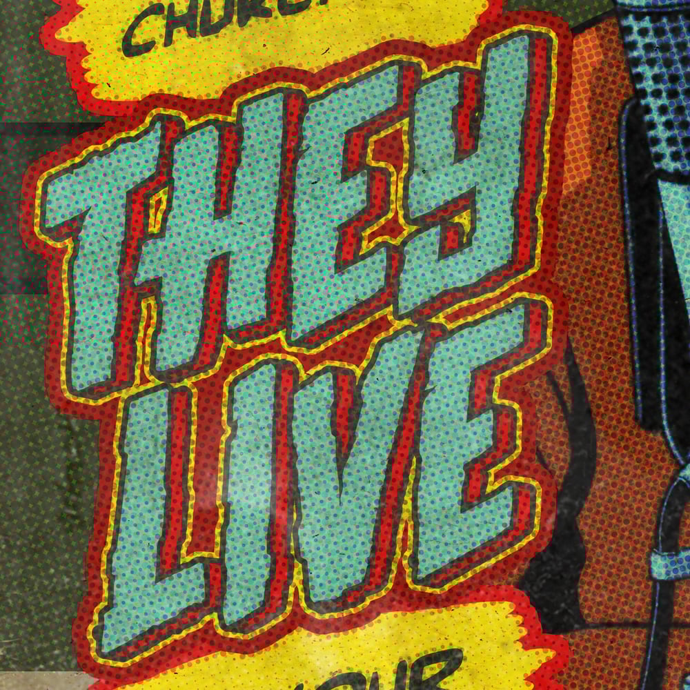 They Live Vintage Comic Art Print