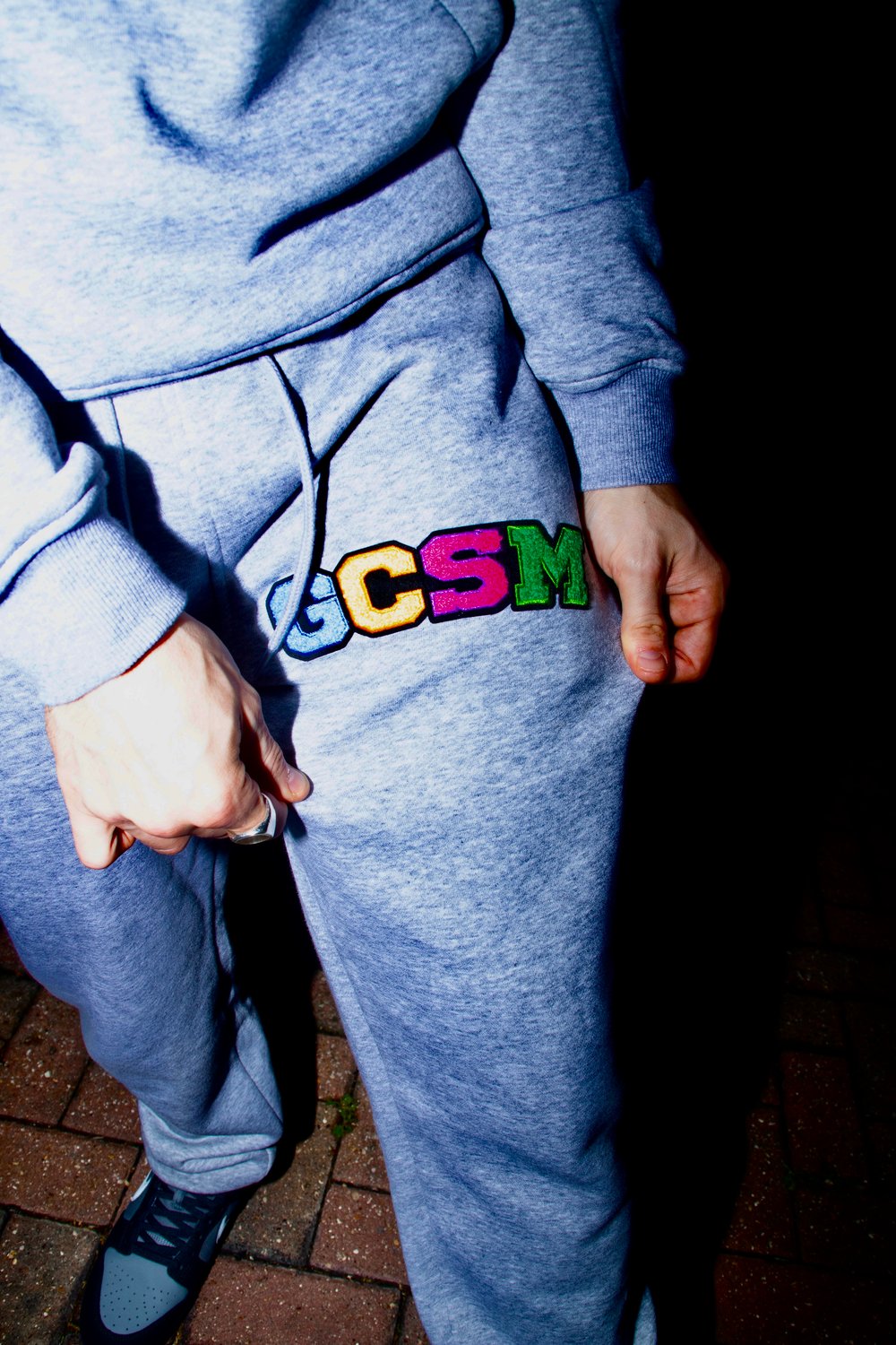 College Joggers - Grey