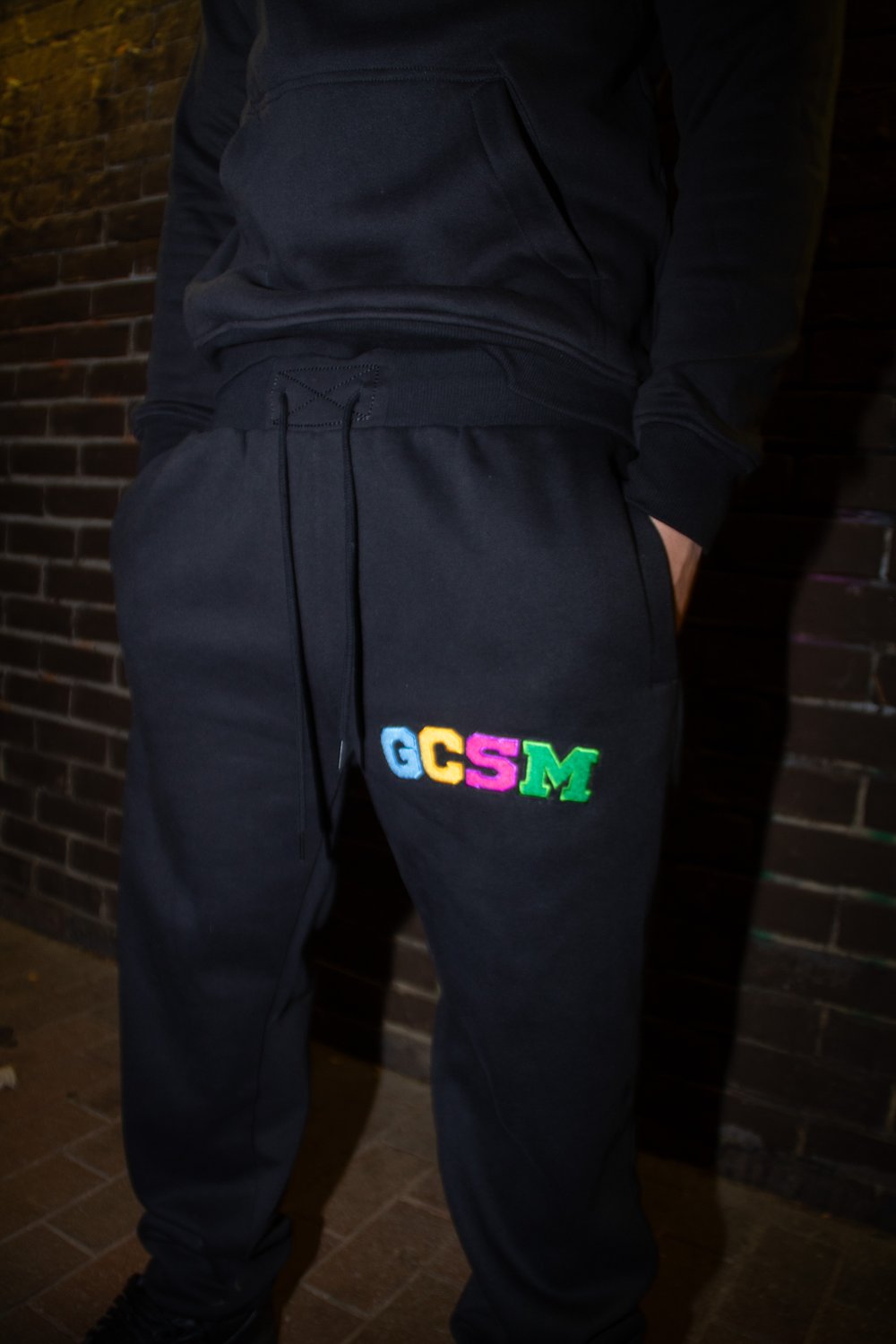 College Joggers - Black