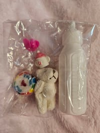 Image 5 of Small 20cm/7" Full Body Real Soft Silicone Baby Doll  "Pink Luna"  Lifelike Mini Reborn Doll