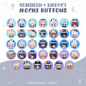 Genshin Impact | Buttons (76 characters)