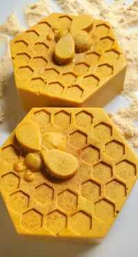 Image 3 of Turmeric Honey FACE Soap| Shea. Honey. Bamboo