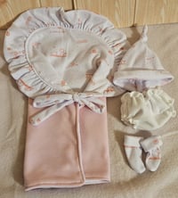 Image 2 of Medium doll wrap blanket set for 12"/30cm Dolls ONLY clothes sets NO Doll
