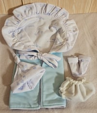 Image 3 of Medium doll wrap blanket set for 12"/30cm Dolls ONLY clothes sets NO Doll