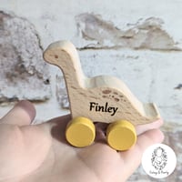 Image 5 of TOY: Personalised Wooden Dino