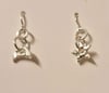 Star and moon earrings