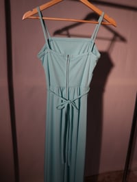 Image 4 of 1970s Robins Egg Blue Dress