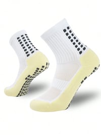 UNISEX WHITE GRIP SOCKS